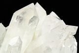 Clear Quartz Crystal Cluster - Brazil #258933-1